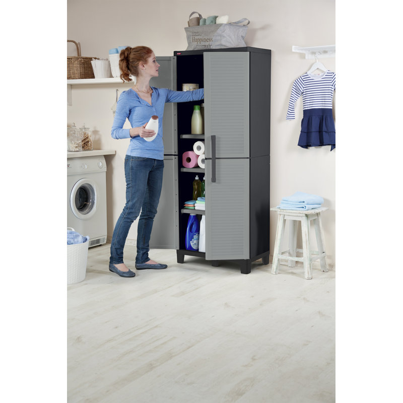 Keter 67" H x 27" W x 15" D Tall Utility Storage & Reviews